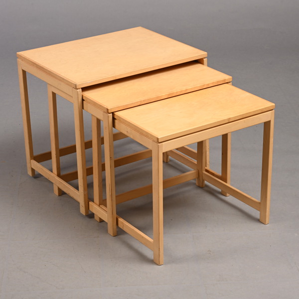 SATSBORD, samtida, björk, 3 delar