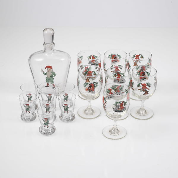 GLASSERVIS, juldekor