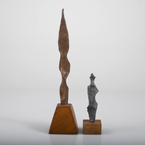 SKULPTURER, 2 st, 1900-tal, Göran Strååt