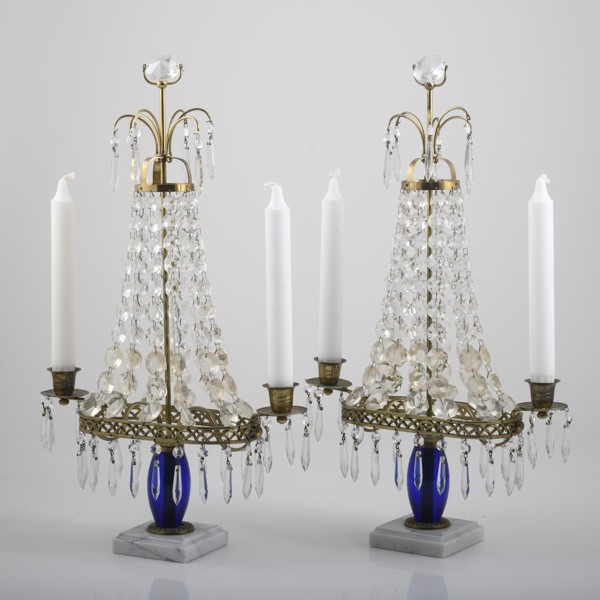 BORDSLYSTRAR, ett par, 1900-tal