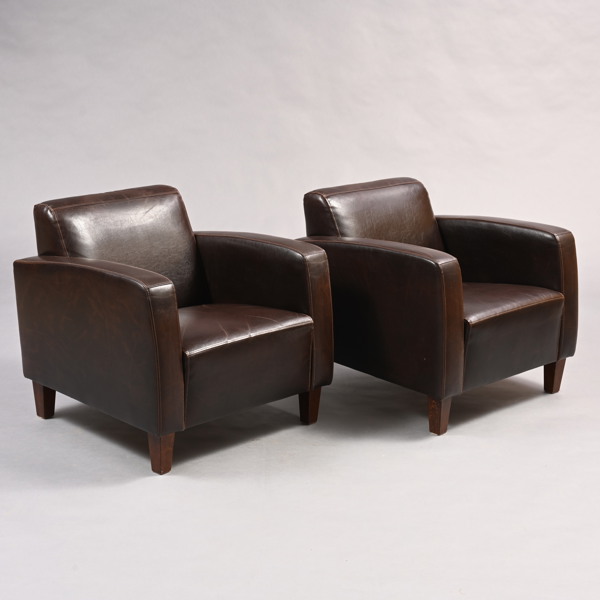 FÅTÖLJER, ett par, Art Deco stil, samtida