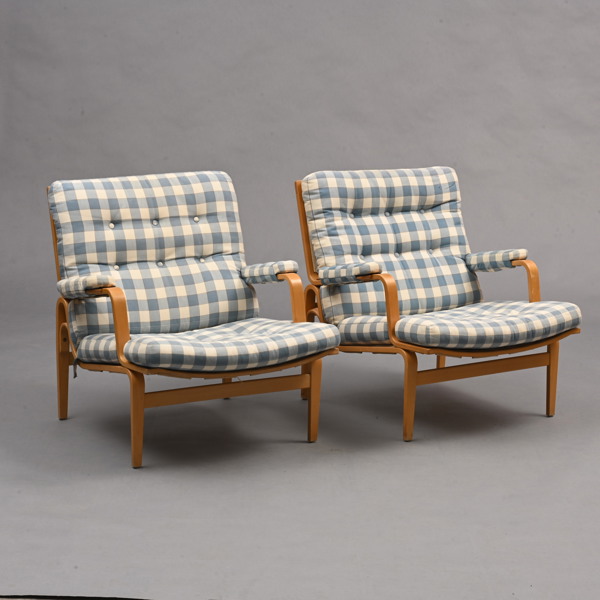 BRUNO MATHSSON, "Ingrid", fåtöljer, ett par