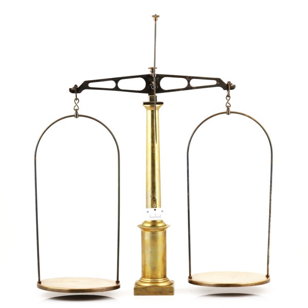 DECIMALVÅG, Mässing, tidigt 1900-tal