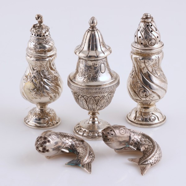 STRÖARE, 5 st, silver