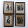HONORÉ DAUMIER (1808-1879), efter, 4 st