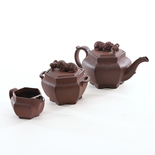 TESET, tre delar Yixinggods. Kina, 1700-tal