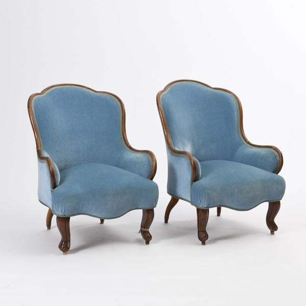 FÅTÖLJER, 1 par, 1900-talets första hälft