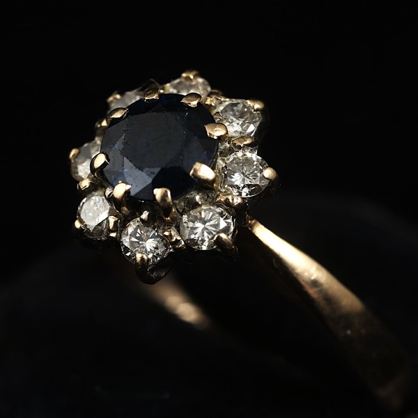 CARMOSÉRING, 14 k guld