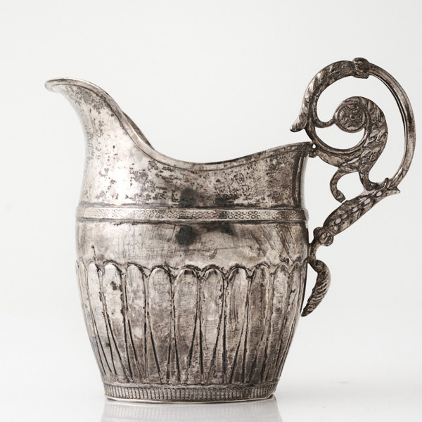 MAGNUS FRYBERG, gräddkanna, silver