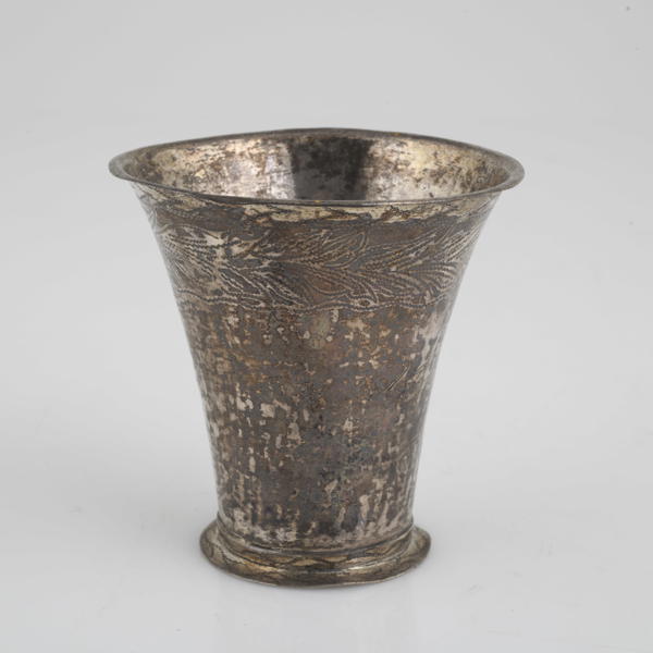 ANDERS ISLEBEN, bägare, silver