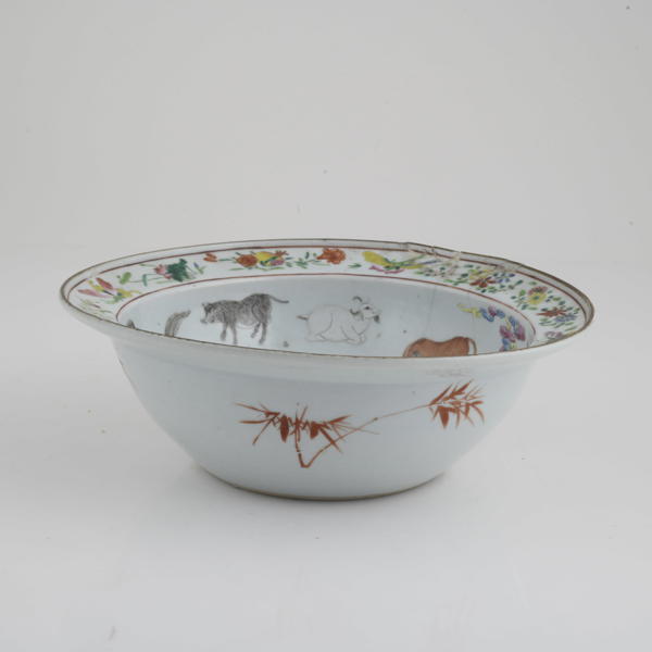 SKÅL, Kina, porslin, 1800-talets slut