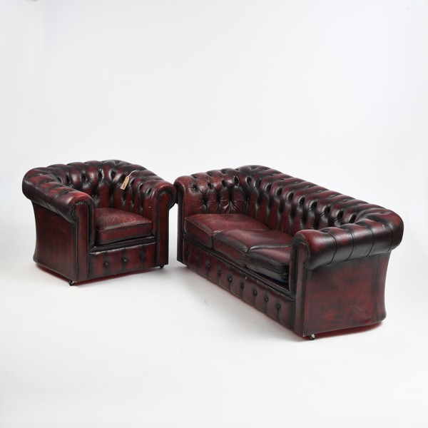 SOFFA, FÅTÖLJ, Chesterfield