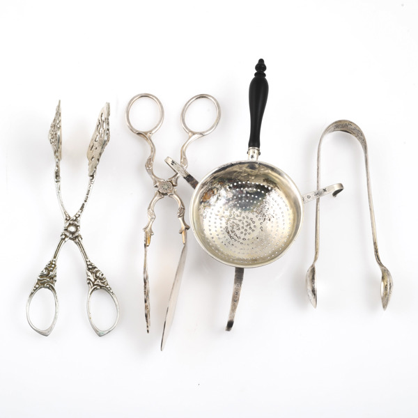 SOCKERTÄNGER, TESPINDEL, silver