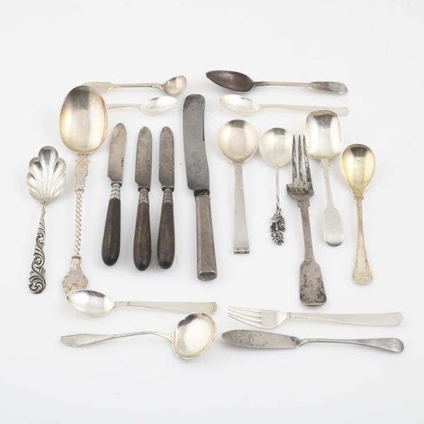 BESTICK, silver, 18/1900-tal