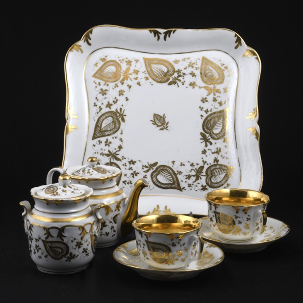 TÊTE À TÊTE, 5 dlr porslin, 1800-tal