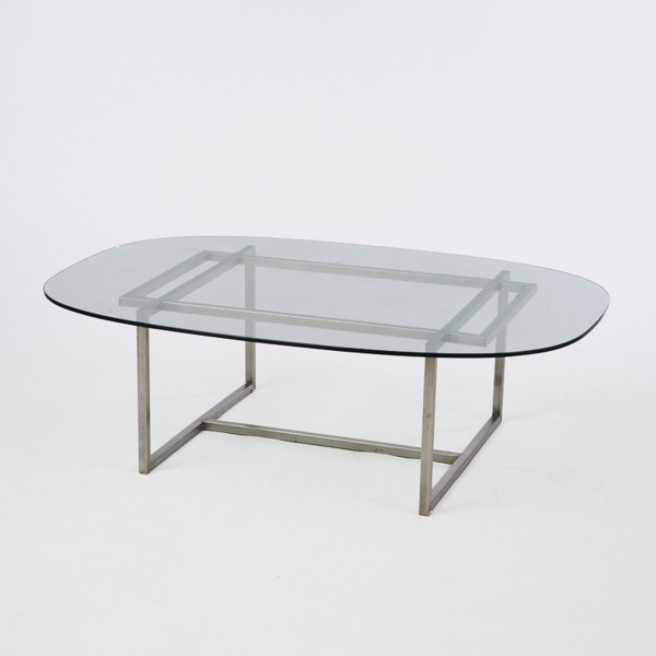 SOFFBORD, samtida, stålunderrede