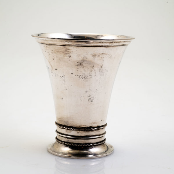  JOHANNES SIGGAARD, bägare, silver