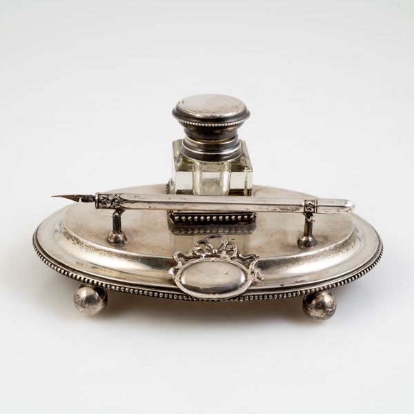 ARI D NORMAN, bläckställ, silver