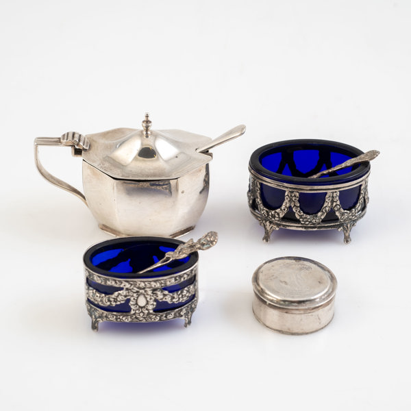 SALTKAR, DOSA, SENAPSBURK, silver