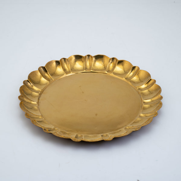 LARS HOLMSTRÖM, bricka, mässing, Arvika