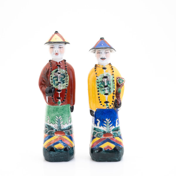 FIGURINER, 2 st, porslin, Kina, 1900-tal