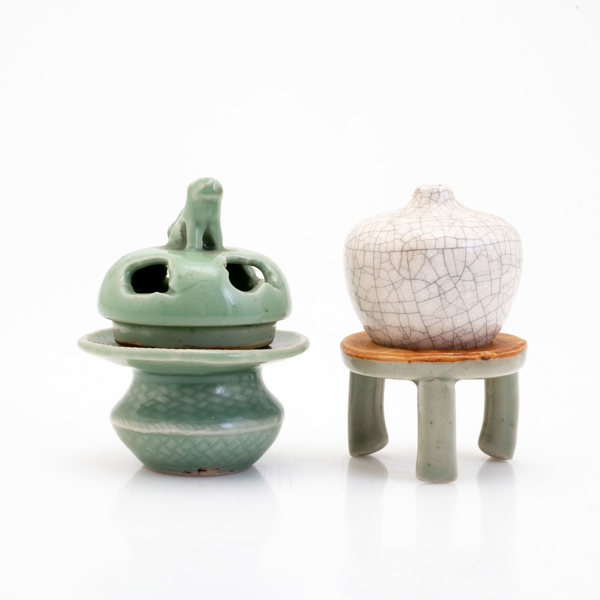 RÖKELSEKAR, VAS, Kina, porslin