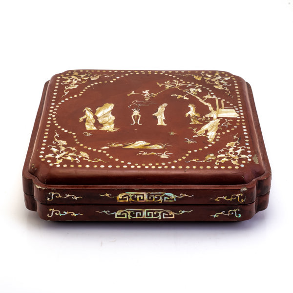 LOCKASK, Kina, 1900-tal, lackarbete