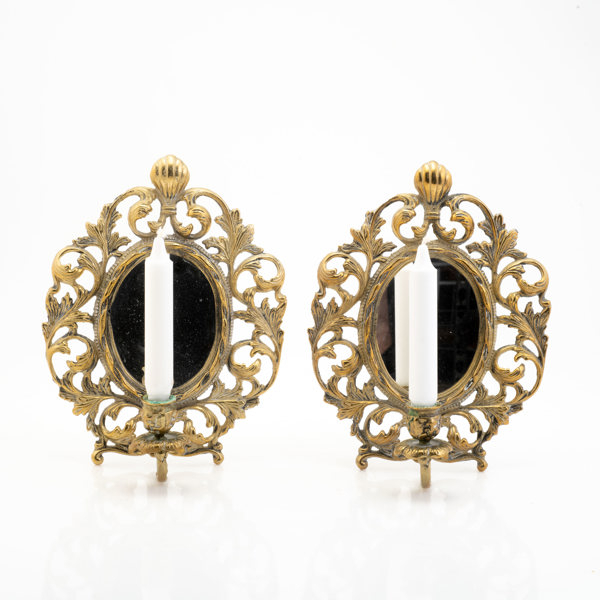 SPEGELLAMPETTER, ett par, 1900-tal