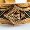 ARMBAND, 18 k guld, 1800-tal