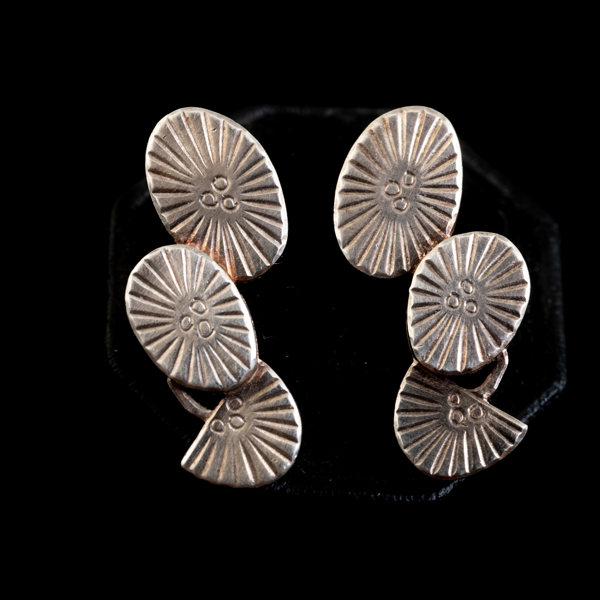 WIWEN NILSSON, örhängen, 1 par, silver