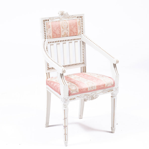 KARMSTOL, sengustaviansk, 17/1800-tal