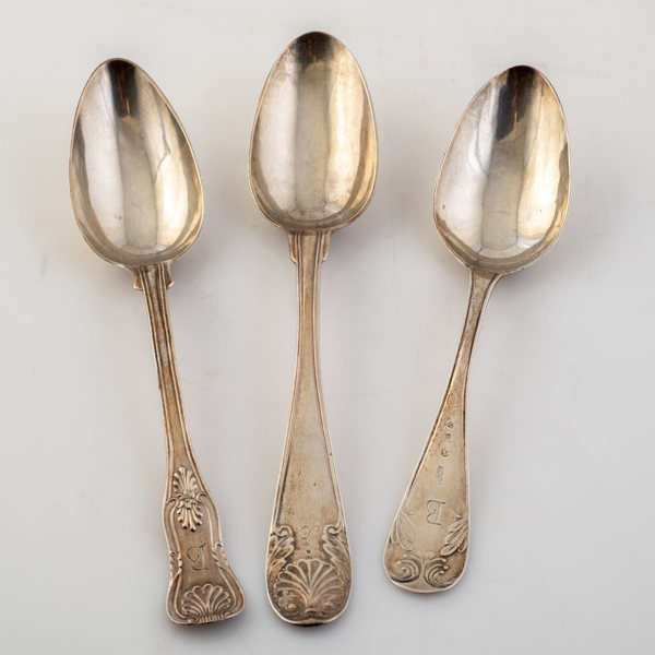 MATSKEDAR, 3 st, silver, 18/1900-tal