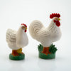 LISA LARSON, figuriner, 2 st, tupp samt höna