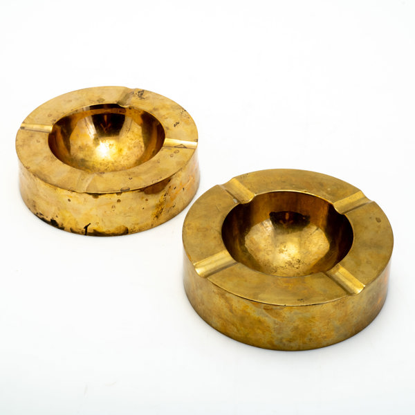 ASKFAT, 1 par, mässing, 1960/70-tal