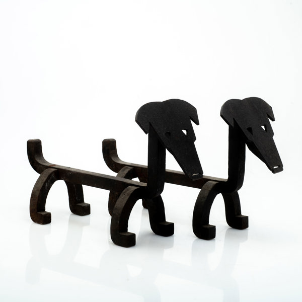 ELDHUNDAR, 1 par, järnsmide