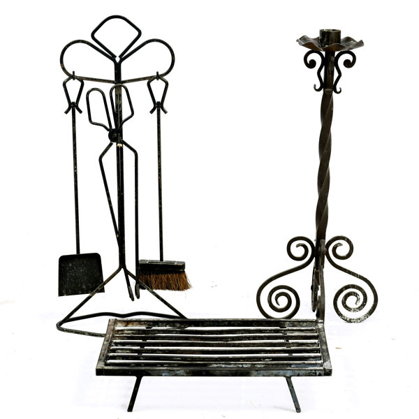 BRASSTÄLL, GALLER, LJUSSTAKE