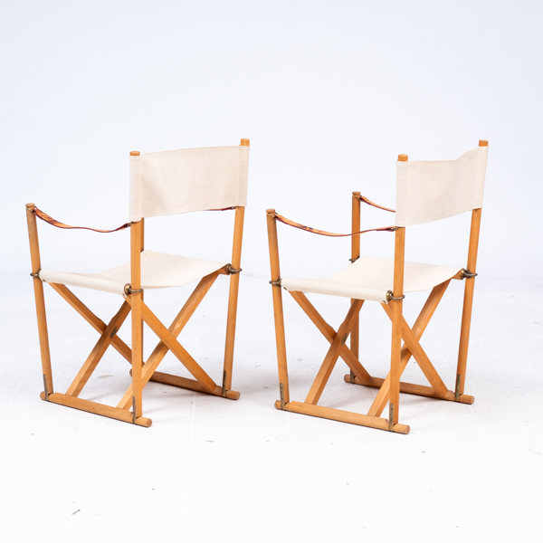 MOGENS KOCH, Fällstolar, ett par "MK-16"