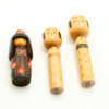 KOKESHI, trädockor, 3 st, Japan