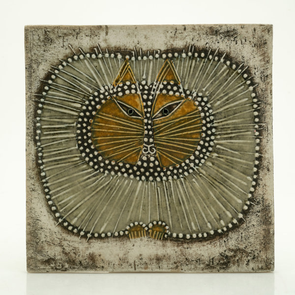 LISA LARSON, väggrelief, "Katt"