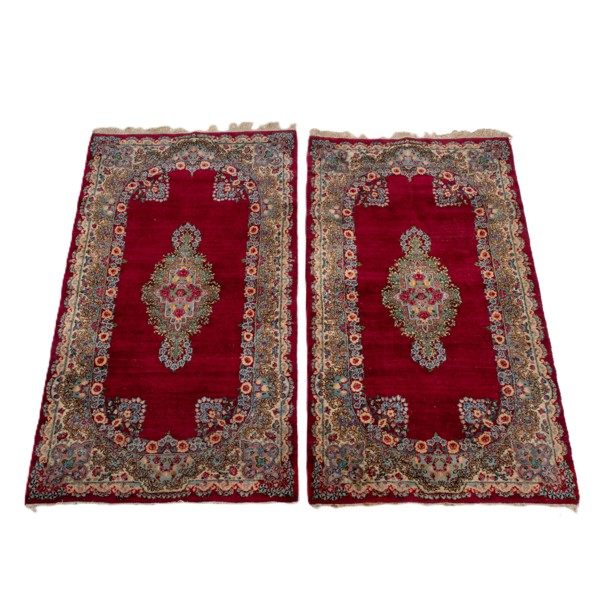ORIENTMATTOR, Kerman, handknutna, ett par