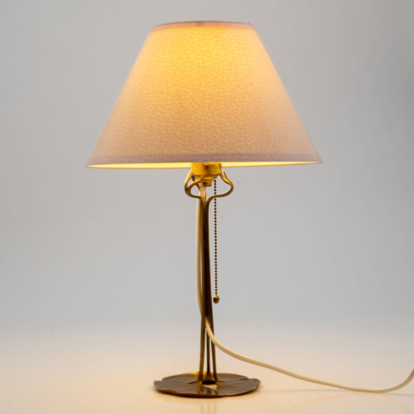 BORDSLAMPA, jugend, tidigt 1900-tal, mässing