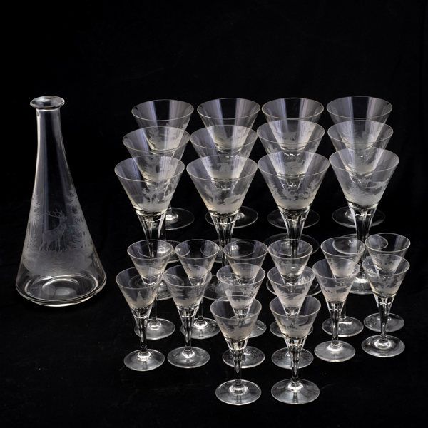 GLASSERVIS, 1900-tal, 27 dlr