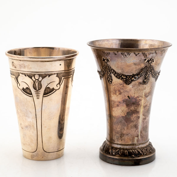 BÄGARE / VASER, silver, Sverige, Danmark