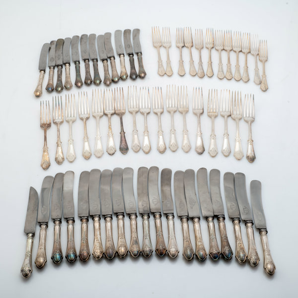 BESTICK, nysilver, Malmqvist, jugend, 58 dlr