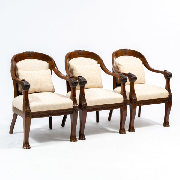 KARMSTOLAR, 3 st, 1900-talets första hälft