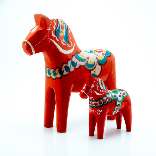 DALAHÄSTAR, 2 st, 1900-tal