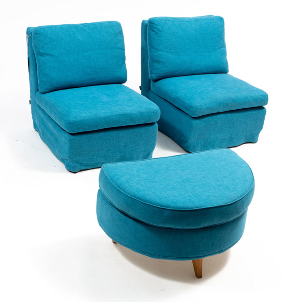 FOGIA, FÅTÖLJER ETT PAR, PALL