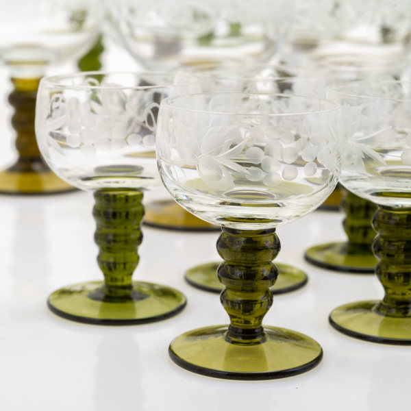 GLASSERVIS, 1900-tal, 23 st, remmare