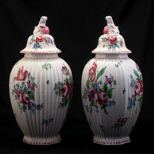 LOCKURNOR, ett par, 1900-tal