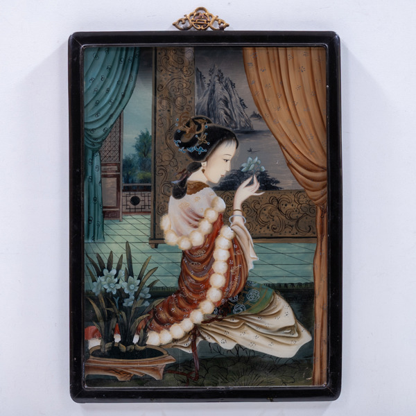 GLASMÅLNING, Kina, 1900-tal